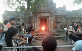 Уникальное явление в храме на севере Тайланда